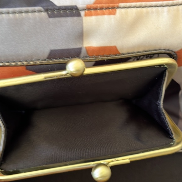 Satin Coach Clutch - Picture 9 of 11